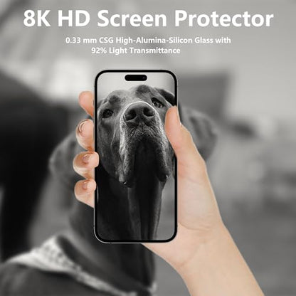 1 Pack Designed for iPhone 14, 13, 13 Pro (6.1") Screen Protector Tempered Glass, Case Friendly Anti Scratch Bubble Free Ultra Resistant - size: for iphone 13