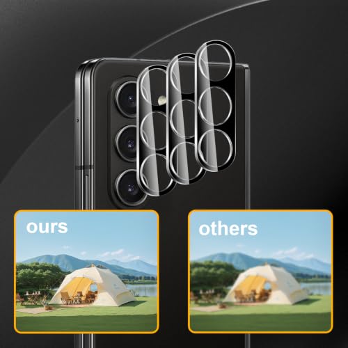 3 Pack Camera Lens Protector for Samsung Galaxy Z Fold 5 - size: Galaxy Z Fold 5