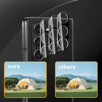 3 Pack Camera Lens Protector for Samsung Galaxy Z Fold 5 - size: Galaxy Z Fold 5