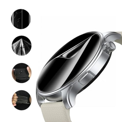 Screen Protector Compatible for Boquaw/Kimeag S67 Smart Watch 1.43" (6 Pack) Clear TPU Soft Protective Film Compatible for Basznrty S61 Smart Watch