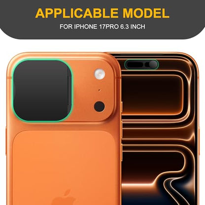 3 Pack Privacy Cover Compatible for iPhone 17 Pro/iPhone 17 Pro Max with 2 Front Camera Privacy Cover, Anti-Spy Camera Cover, Easy-Adhesive Design, Safeguard on iPhone 17 Pro/17 Pro Max. Black - size: iPhone 17 Pro/ iPhone 17 Pro Max