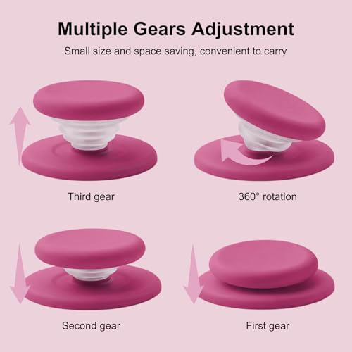 MOROCK Grip for Kindle with Kickstand and Magnetic Stand, Soft Silicone Magnetic Finger Grip for Kindle, iPhone and Smartphone, Cute Magnetic eReaders Holder, Raspberry - color: Raspberry