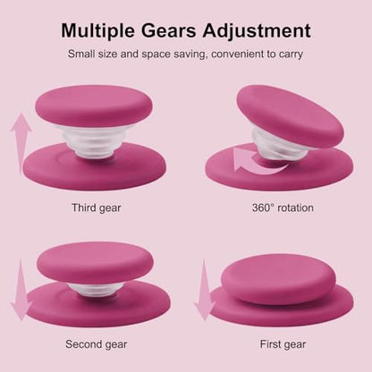 MOROCK Grip for Kindle with Kickstand and Magnetic Stand, Soft Silicone Magnetic Finger Grip for Kindle, iPhone and Smartphone, Cute Magnetic eReaders Holder, Raspberry - color: Raspberry