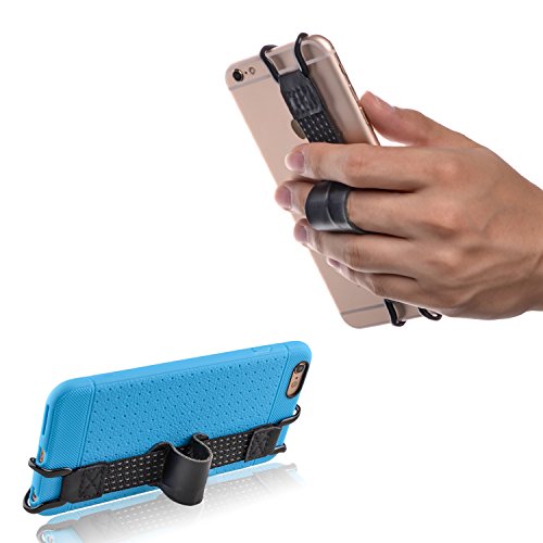 TFY Security Leather Hand Strap Holder for Smartphones - color: Hand-strap with Holder