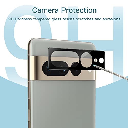 JETech TPU Screen Protector for Google Pixel 7 Pro, 2+2 Pack - size: Pixel 7 Pro