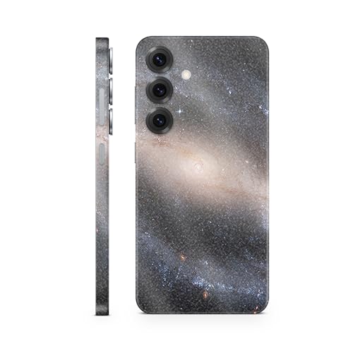 Glossy Glitter Phone Skin Compatible with Samsung Galaxy S25 - Eridanus - Premium 3M Vinyl Protective Wrap Decal Cover - Easy to Apply | Crafted in The USA by MightySkins - color: Eridanus, size: Galaxy S25 (Full Wrap), style: Glossy Glitter Finish