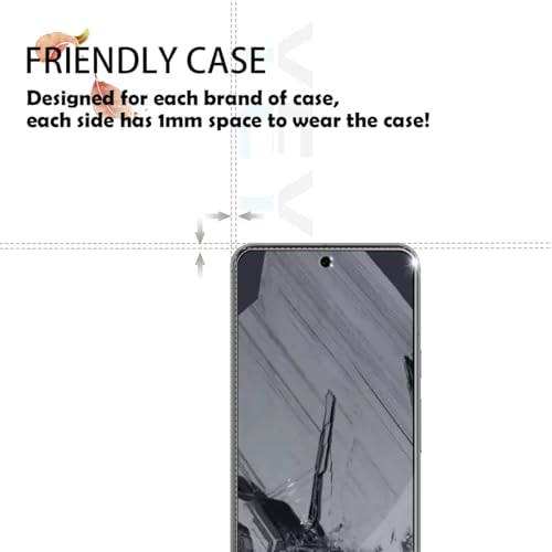 Pixel 8a HD Clear Tempered Glass Screen Protector + Camera Lens Protectors, [2+2 Pack] [3D Glass] [Anti-Glare] [Bubble-Free] Screen Protector Glass For Google Pixel 8a - size: Google Pixel 8a