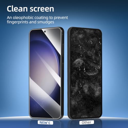 NEW'C for Samsung Galaxy S23 FE 5G Screen Protector Tempered Glass - size: S23 FE 6.4 inches
