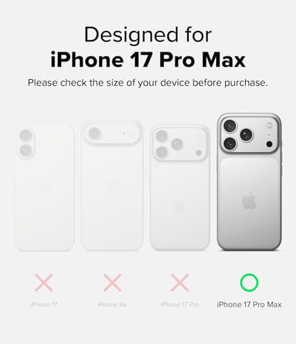 Ringke for iPhone 17 Pro Max Screen Protector [Easy Slide Privacy, 2 Pack] - size: iPhone 17 Pro Max