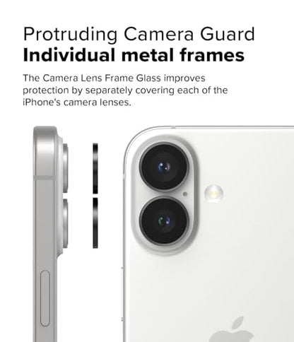 Ringke for iPhone 16/16 Plus Camera Lens Protector [2 Pack] - size: iPhone 16 / iPhone 16 Plus