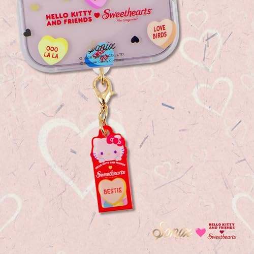 Sonix x Sanrio Dust Plugs - USB C + Lightning Compatible - Charging Port Charms (3 Pack) | Hello Kitty and Friends x Sweethearts - Hello Kitty, My Melody, Kuromi - color: Sanrio x Sweethearts - Hello Kitty, My Melody, Kuromi