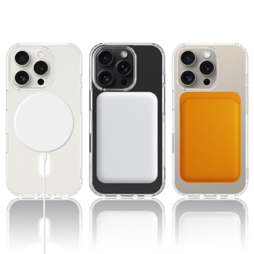 I&H for iPhone 16 Plus 6.7 inch Case Crystal Clear Non-Yellowing, Shockproof, Anti-Scratch, Transparent Hard Back Cover with Soft Bumper - size: For iPhone 16 Plus