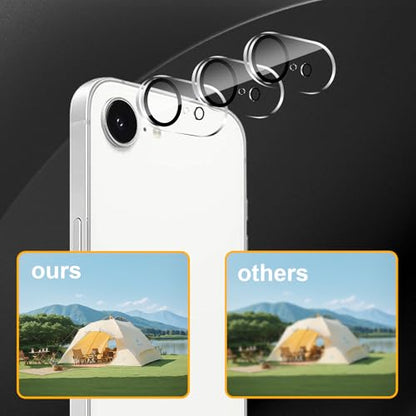 3 Pack Camera Lens Protector for iPhone 16e / iPhone 17e - size: iPhone 16e