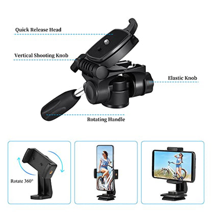JOILCAN Tripod Camera Tripod, 74" Tripod for Camera Cell Phone - color: Blue, size: 74"
