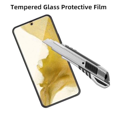 4 Pack Glass Screen Protector Compatible for Samsung Galaxy S22 / SM-G901u [9H Hardness]-HD Screen Tempered Glass, Scratch Resistant,Easy Install [Case Friendly] - size: Galaxy S22