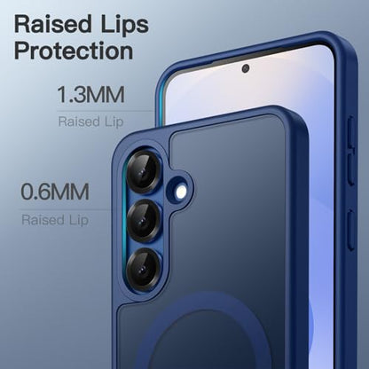 JETech Magnetic Case for Samsung Galaxy S25, Navy - color: Navy, size: Galaxy S25