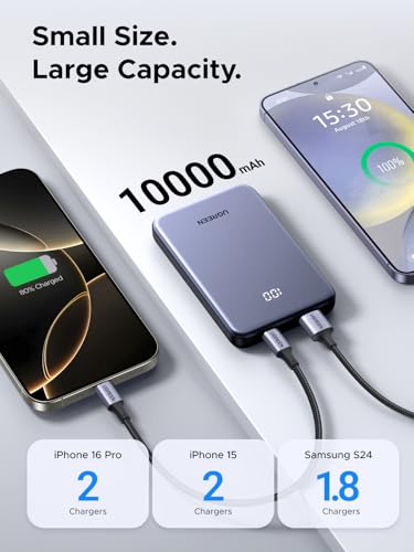 UGREEN 10000mAh 22.5W PD3.0 Compact Power Bank for iPhone 18 Pro Galaxy S25