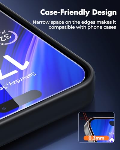 UNBREAKcable 2-Pack Screen Protector for iPhone 16 Tempered Glass - size: iPhone 16