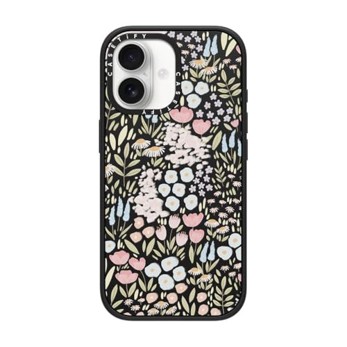 CASETiFY for iPhone 17 Case - Impact Compatible with MagSafe | 8.2 ft. 4x Military Grade Drop Protection | Eleanor by Ivory Paper Co | Matte Black - color: Eleanor by Ivory Paper Co, size: Iphone 17 (6.3")