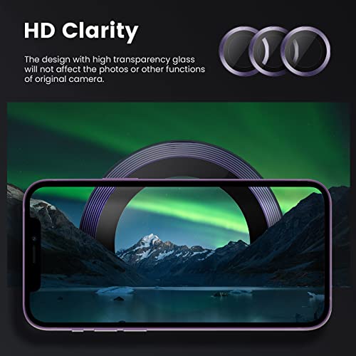 Tensea Camera Lens Protector for iPhone 14 Pro/iPhone 14 Pro Max - color: Deep Purple