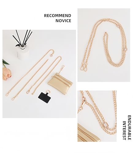Clip and Go Strap for Phone with Wallet Crossbody - color: Sliver