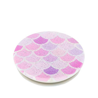 PopSockets PopGrip - Expanding Stand and Grip with Swappable Top - Glitter Mermaid - color: Mermaid