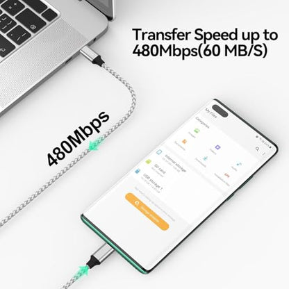 Micro USB to USB C Cable 20 Ft Extra Long Charging Cord - size: 20 Feet