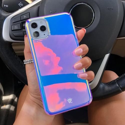 VELVET CAVIAR for iPhone 15 Case - Compatible with MagSafe - 10ft Drop Tested - Iridescent Holographic Nebula - color: Iridescent Nebula, size: 15