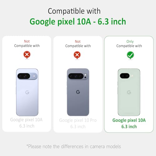 for Google Pixel 10A Crossbody Case Clear Neck Hanging Strap Adjustable Shoulder Lanyard Phone Cover Women Girls Soft TPU Slim Anti-Drop Protection Mobile Case for Pixel 10A - Rainbow - size: for Google Pixel 10A