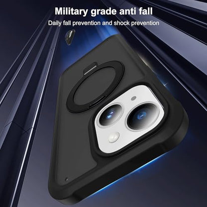 Compatible with iPhone 15 Plus Case with Stand 6.7",Black - color: Black, size: Iphone 15 Plus