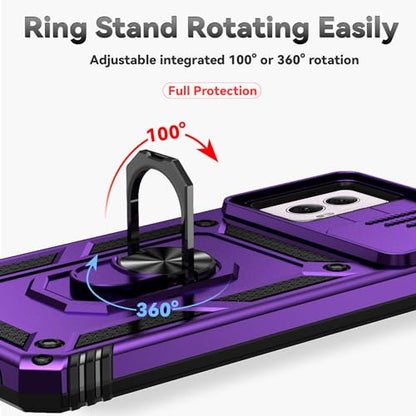 SunStory for Motorola Moto G Power 5G 2024 Case with Kickstand,Purple - color: Purple
