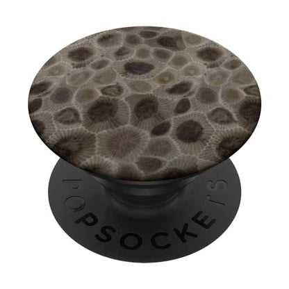 Petoskey Stone- Michigan PopSockets Adhesive PopGrip - style: Adhesive PopGrip
