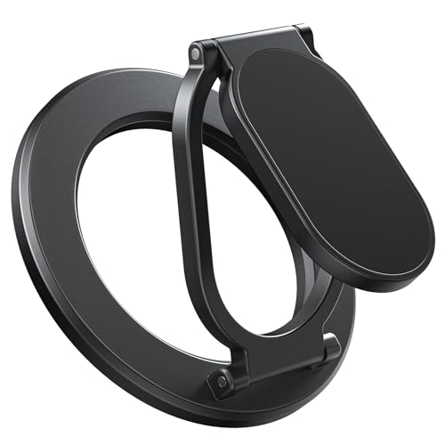 SUPERONE for MagSafe Phone Grip, Dual-Sided Magnetic Phone Ring Holder - color: Dark Gray