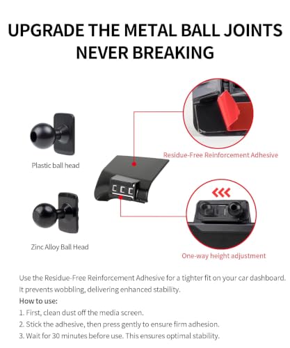 Car Phone Holder for Dodge Ram 1500/Ram 2500/Ram 3500 2013-2018 Accessories - size: for 2013-2018 Ram 1500 2500 3500