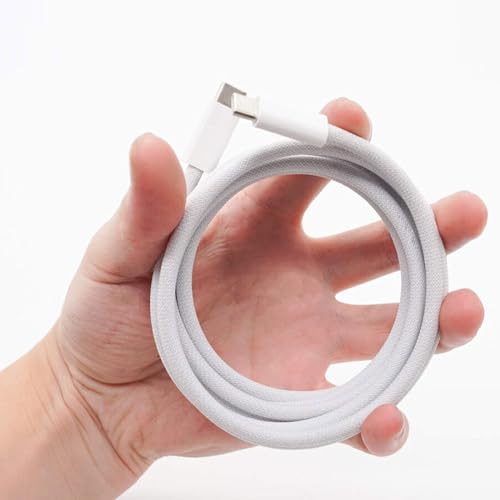 Airpods Pro 2nd/3rd Gen Charger, 20W USB-C Airpods 4/5 Charging Cord, USB C to usb c Woven Cable for AirPod Pro 3 (2025), Max 2 Wireless Earbuds, iPhone 18/17/17E/16/16E/15 Charging Cord Power Adapter - size: 5FT(60in)