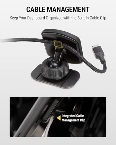 Scosche MAGDMB MagicMount Magnetic Phone Mount for Car, Dashboard Cell Phone Holder with 360° Adjustable Magnet Head, Universal Phone Stand for Car Compatible with iPhone, Samsung, and All Devices - size: 1 Pack, style: Dash
