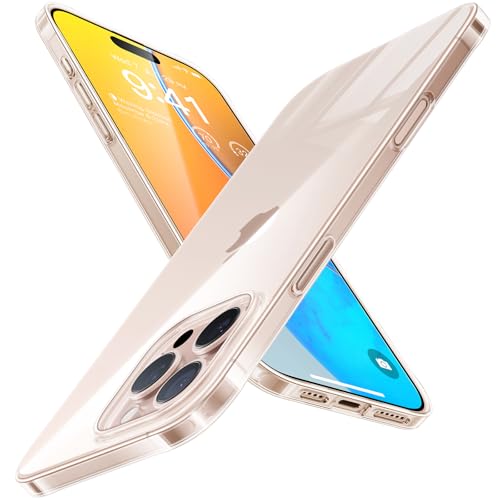 TORRAS Slim Fit for iPhone 16 Pro Max Case Clear, Ultra Thin Phone Case for iPhone 16 Pro Max, Non Yellowing Anti-Scratch Hard Plastics Lightweight iPhone 16 Pro Max Phone Case 6.9'', Clear - color: Clear, size: iPhone 16 Pro Max