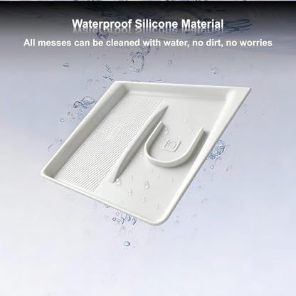 2-in-1 Wireless Charging Silicone Mat Fit for Tesla Model Y Juniper 2025+ - color: Black#2, size: Model Y Juniper