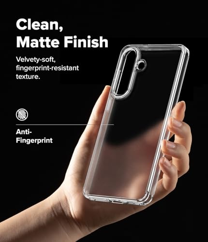 Ringke for Samsung Galaxy S26 Case [Fusion Matte Clear] | Oil & Dirt Resistant, Anti-Fingerprint Technology Prevents Oily Smudges, Frosted Coating Feels Velvety Soft - size: Galaxy S26