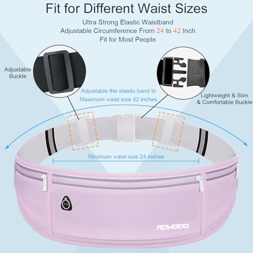 Running Fanny Pack for Women, Slim Running Belts for Men, Purple - color: 05-Purple