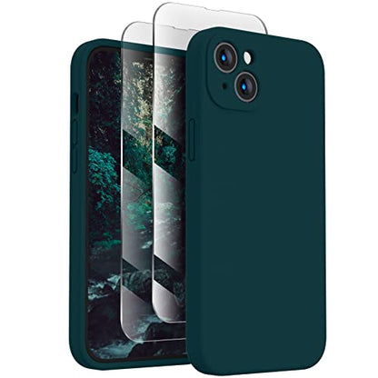 FireNova Designed for iPhone 14 Case, 6.1", Teal | Silicone Upgraded [Camera Protection] Phone Case, with Soft Anti-Scratch Microfiber Lining Inside - color: Teal, size: Iphone 14