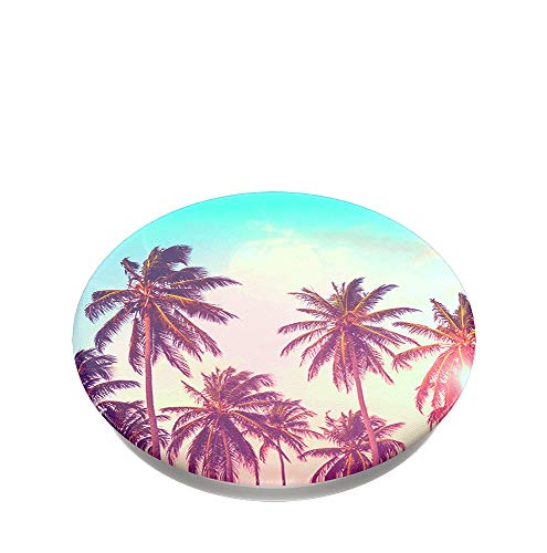 PopSockets: Collapsible Grip & Stand for Phones and Tablets - Palm Trees - color: Palm Trees