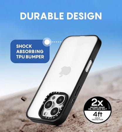 CASETiFY for iPhone 13 Pro Case - Compact | Lightweight | 4ft. 2x Military Grade Drop Protection | Black Kingsnake | Black - color: Black Kingsnake, size: Iphone 13 Pro (6.1")