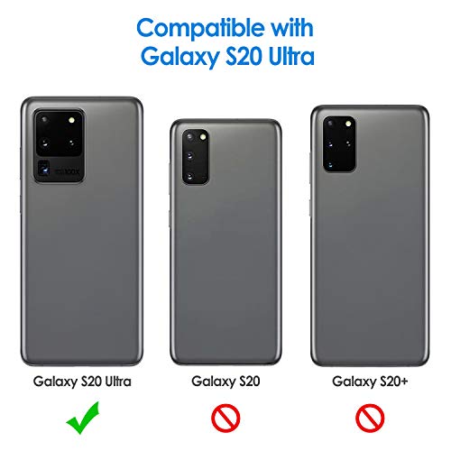 JETech Slim Case for Samsung Galaxy S20 Ultra, Black