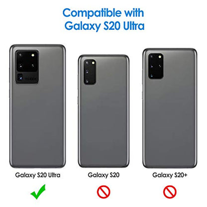 JETech Slim Case for Samsung Galaxy S20 Ultra, Black