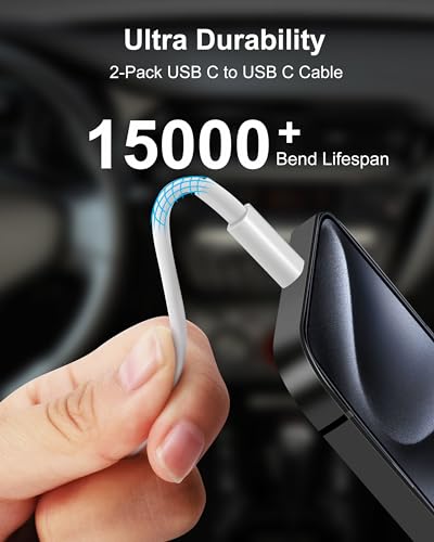 iPhone 18 Pro/18 Pro Max/Duo Car Charger, 40W Dual Port USB C Car Charger