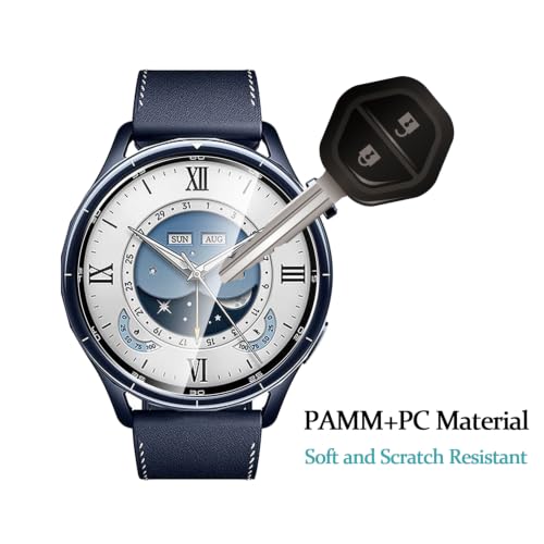 5 Pack Tempered Glass for Xiaomi Watch S5 1.43 inch Screen Protector,9H Hardness,Ultra Resistant,Anti-Fingerprints,No Bubbles,HD-Clear,Full Coverage Watch Film for Xiaomi Watch S5 - color: Xiaomi Watch S5