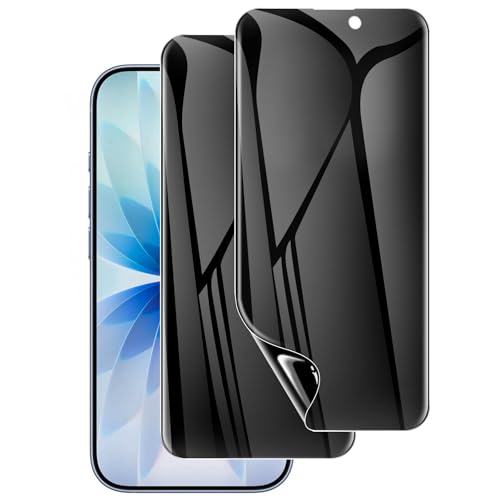 LYWHL 2 Pack for iPhone 17 Privacy Screen Protector [Like Original Touch Sensitivity], Anti-Spy Private iPhone 17 Film [Non-Glass], Case Friendly, Scratch-Resistant, Self-Healing - size: 6.3 inch - iPhone 17