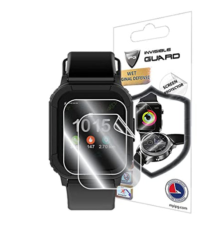 IPG for Cubitt Jr Smart Watch Fitness Tracker for Kids Hydrogel Screen Protector (2 Units) Invisible HD Clear Film Anti Scratch Guard-Smooth/Self-Healing/Bubble for Cubitt Jr