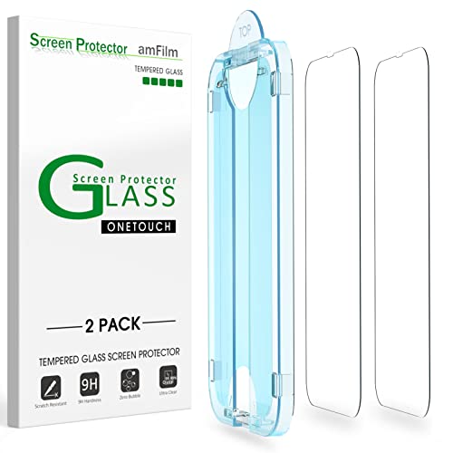amFiIm OneTouch for iPhone 13/13 Pro/17e/16e/14 Screen Protector 6.1" - size: IPH14/13/13 Pro-6.1"